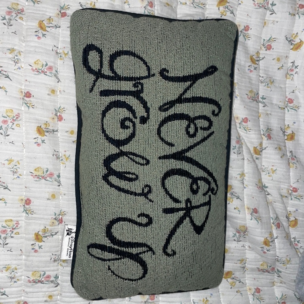 “Never Grow Up” Pillow